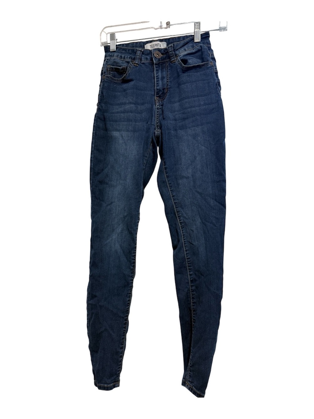 Telepatia Dark Wash Stretch Skinny Denim Jeans size 3